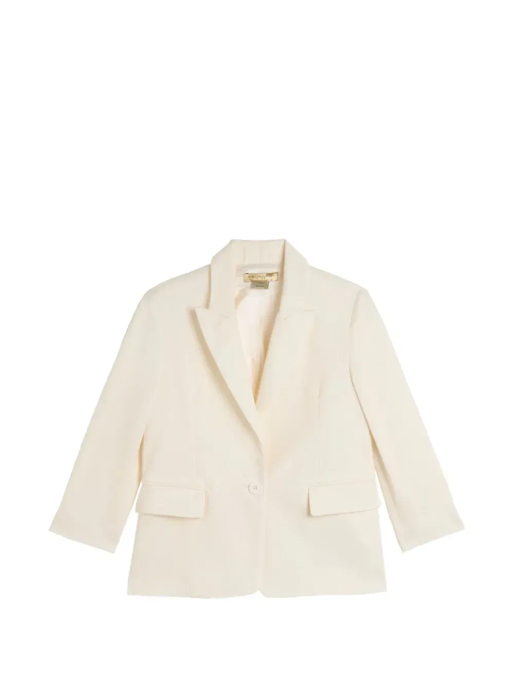 Блейзер на пуговицах Stella McCartney Kids, бежевый