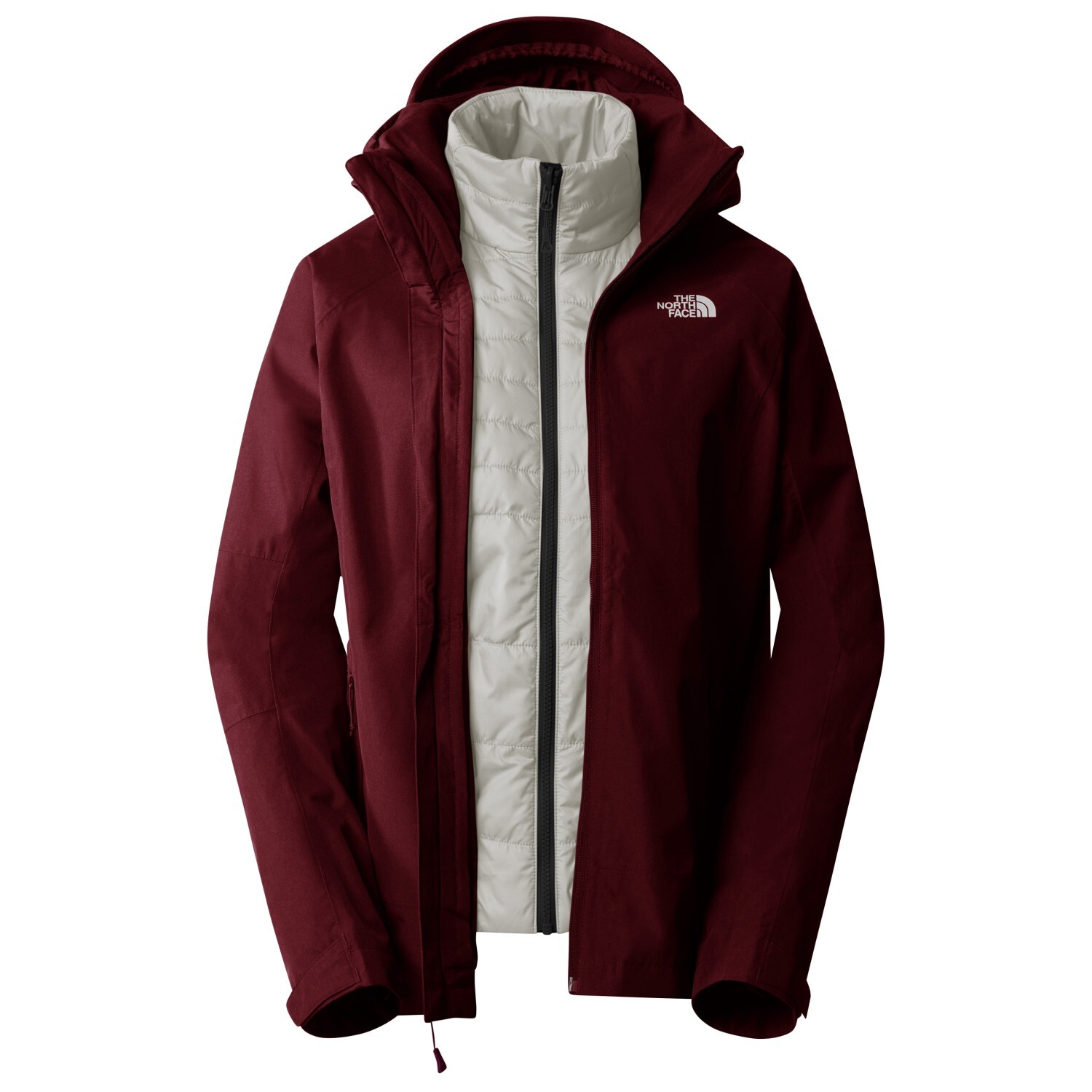 

Двойная куртка The North Face Inlux Triclimate, цвет Beetroot Dark Heather/White Dune