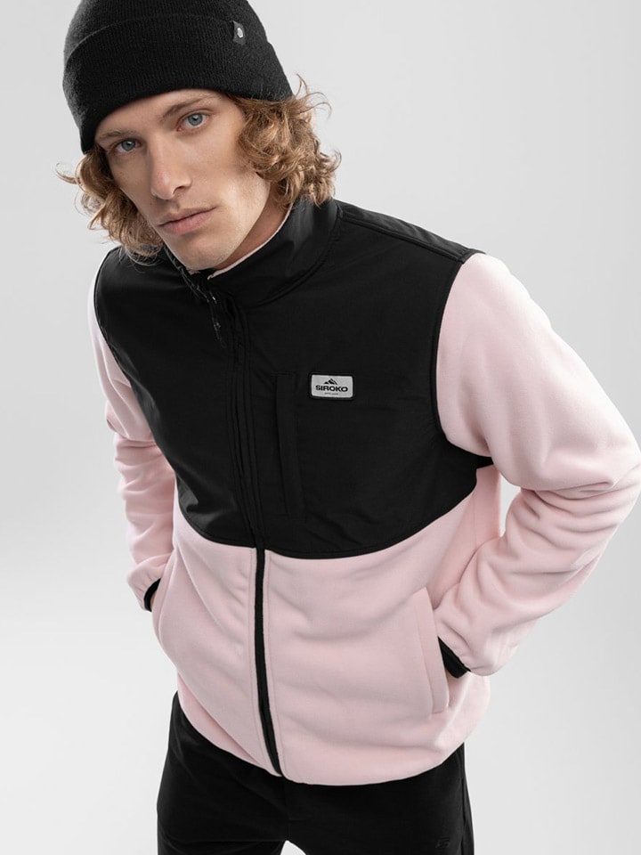 

Флисовая куртка Evolene Siroko, цвет schwarz/rosa