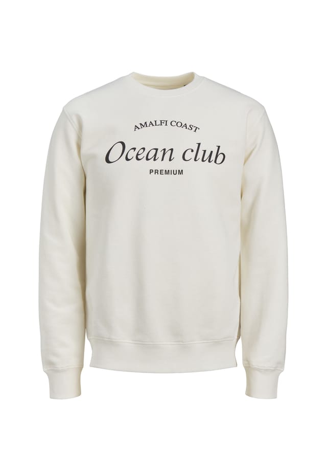 

Пуловер свитшот Ocean Club Jack & Jones, белый