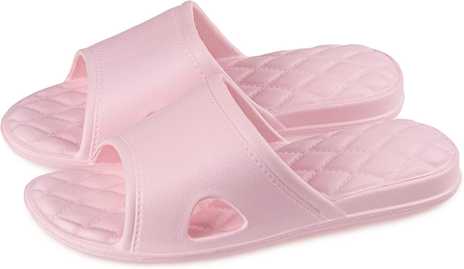 

Домашние тапочки Happy Lily для женщин и мужчин, быстросохнущие, с дренажными отверстиями, светло-розовый