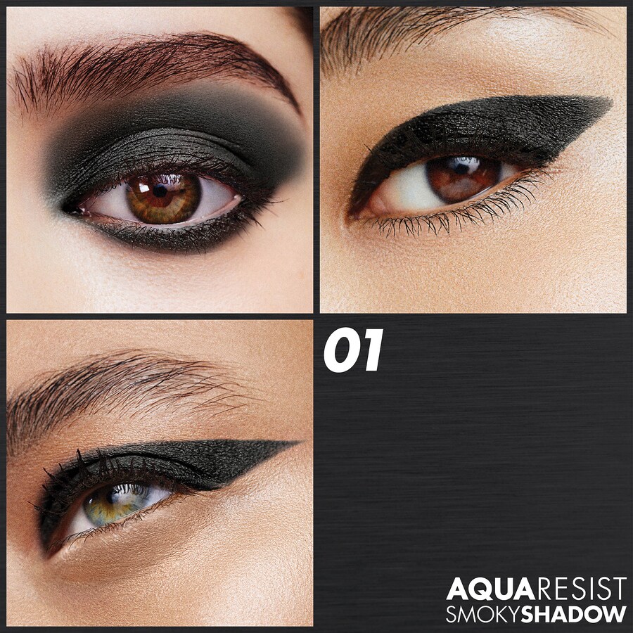 Стик для создания дымчатого эффекта теней Aqua Resist MAKE UP FOR EVER, .049 oz /1.4 g, 01 Carbon — фото 4