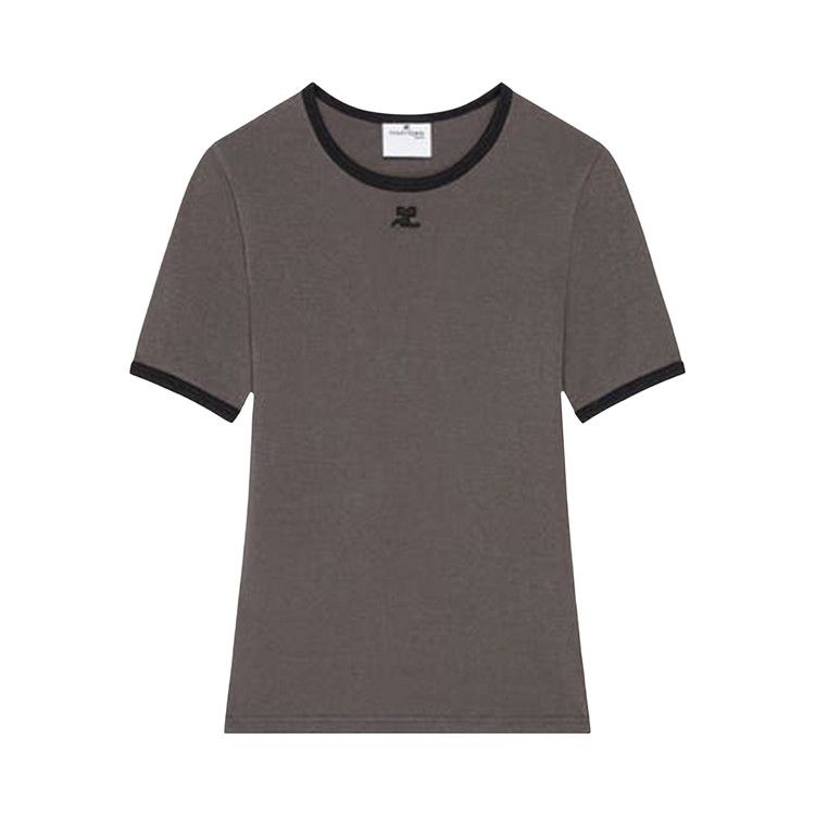 

Футболка Courrèges Signature Contrast T-Shirt 'Black'