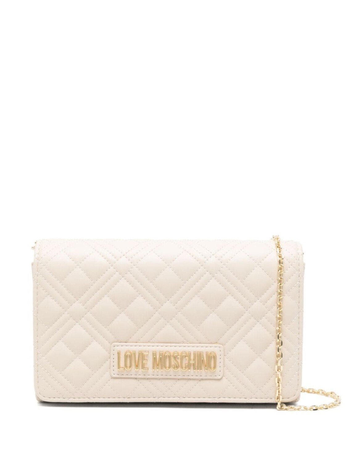 

Сумка через плечо Love Moschino из стеганой искусственной кожи, серый