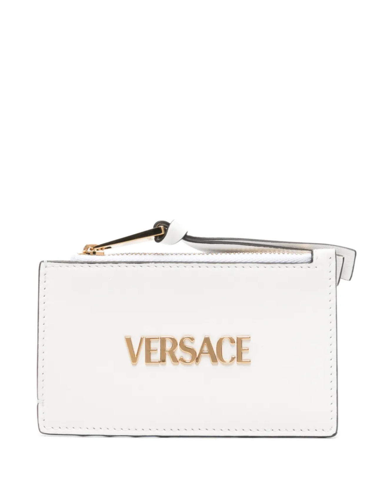 

Держатель карты тега Versace, белый