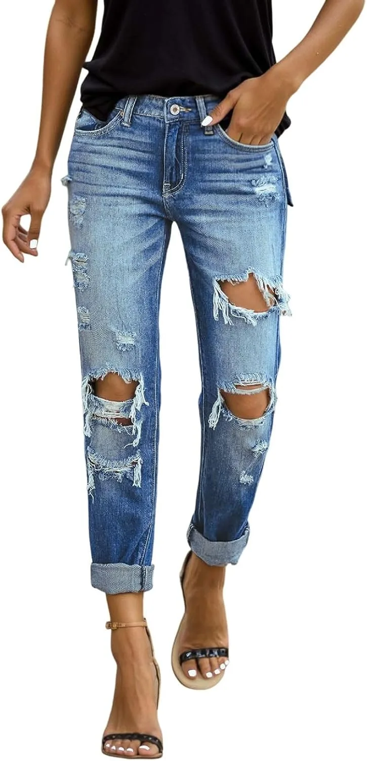 

Женские джинсы Capri с застежкой на пуговицах, прямые, скинни, мид-райз