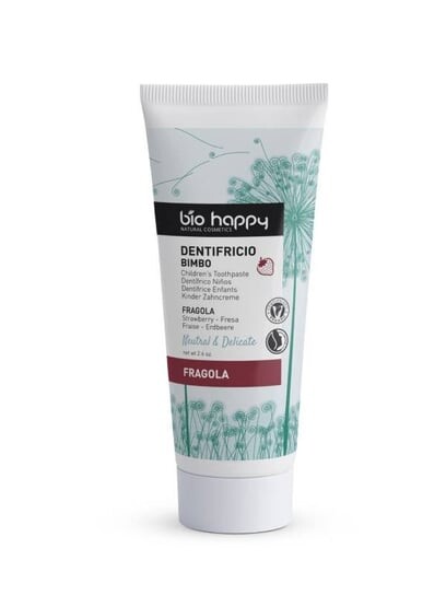 

Зубная паста без фтора для детей Клубника 75г Bio Happy, Children's Toothpaste