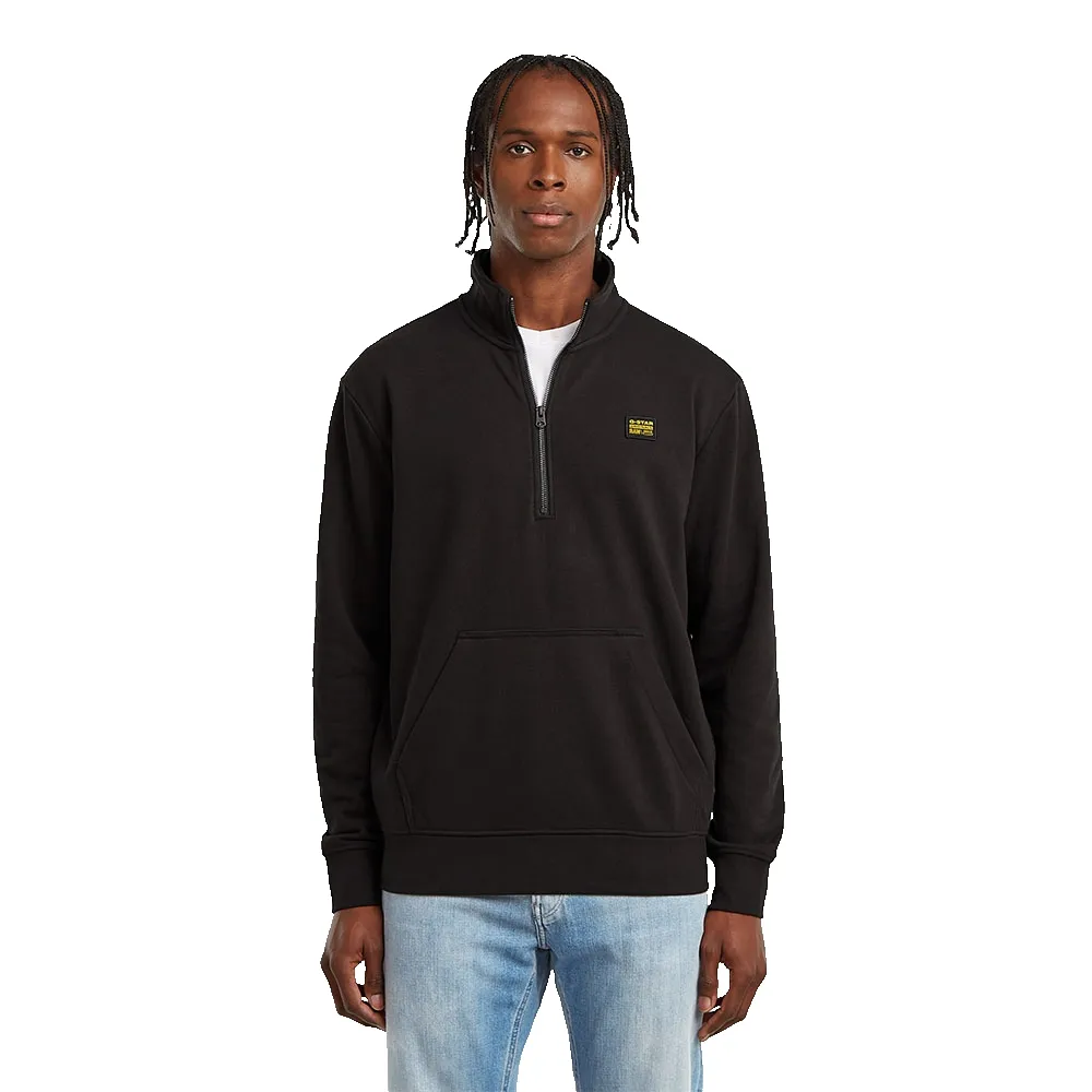 

Толстовка G-Star Label Badge half zip, черный