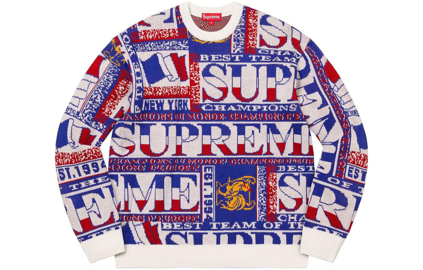 

SS23 Week5 свитер унисекс Supreme, белый