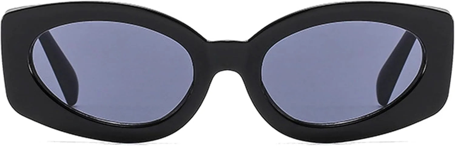 

Солнцезащитные очки Bullabulling «Кошачий глаз» для женщин, 2025 год, дизайнерские очки, винтажные, квадратные, панк, зеленые, для мужчин и женщин, UV400, C1