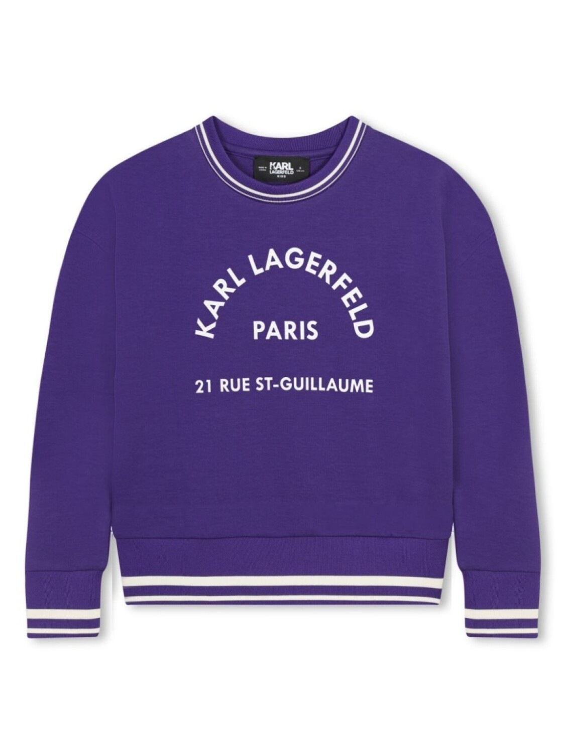 

Karl Lagerfeld Kids толстовка с логотипом, фиолетовый