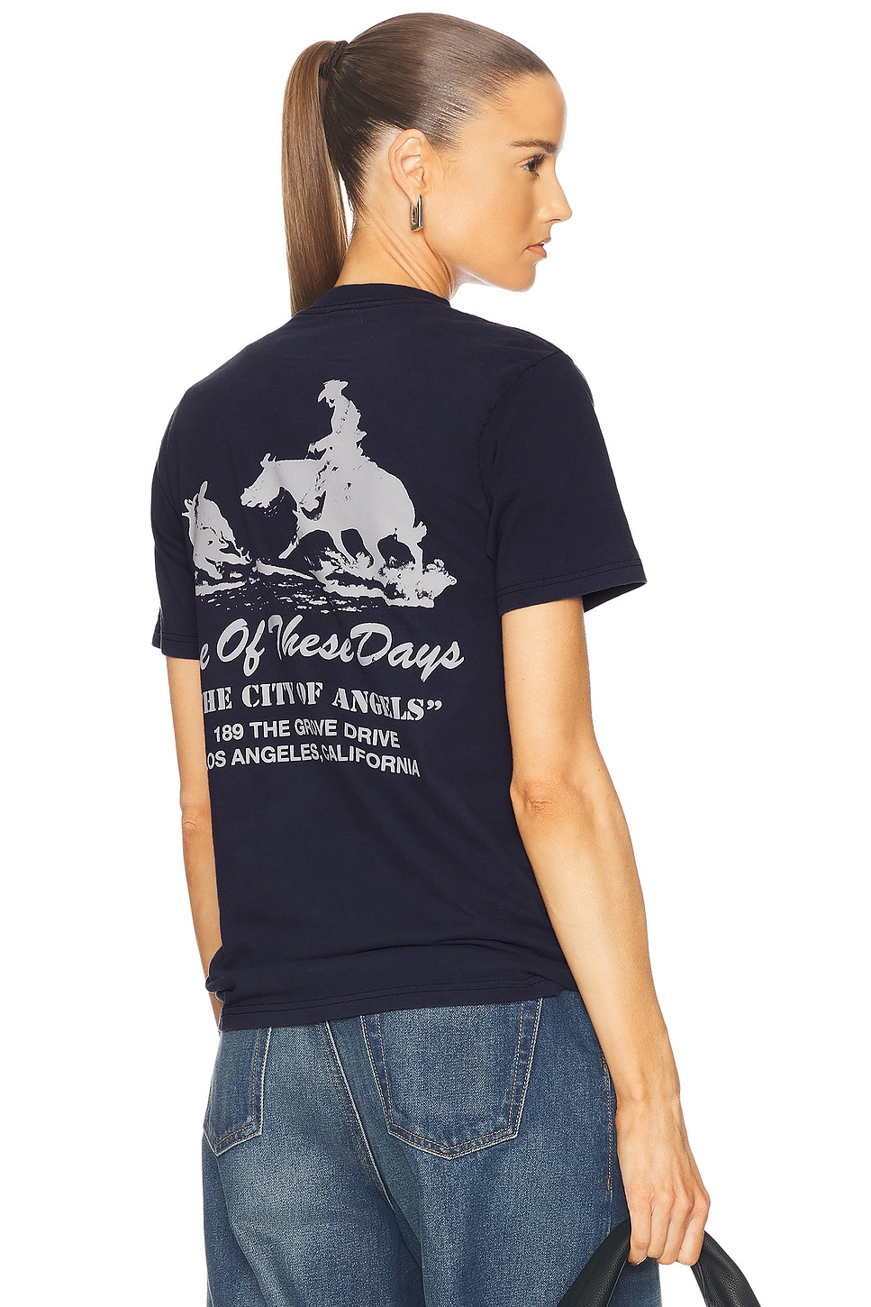 

One Of These Days x FWRD Футболка The City Of Angels, Navy