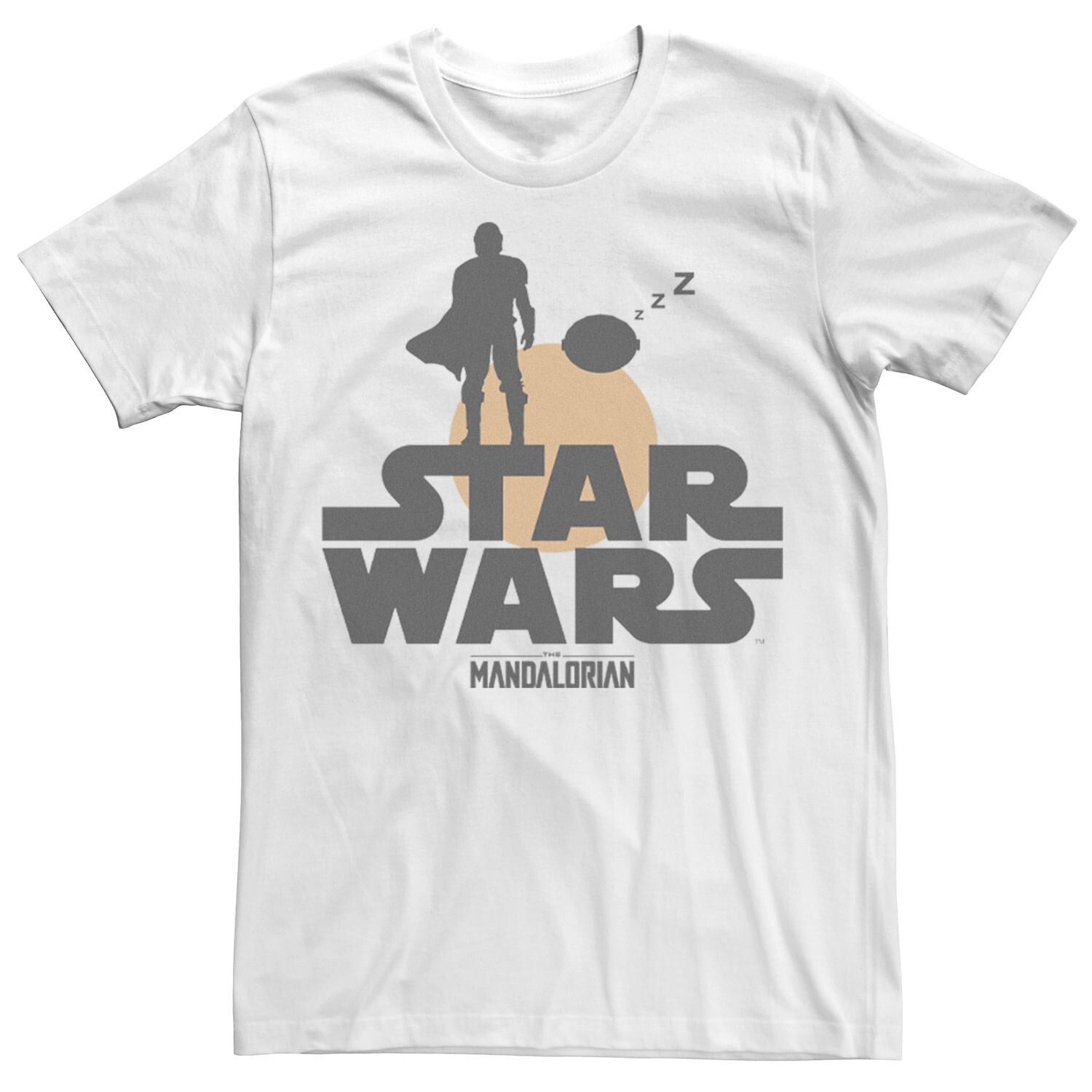 

Мужская футболка с логотипом The Mandalorian The Child Star Wars, белый