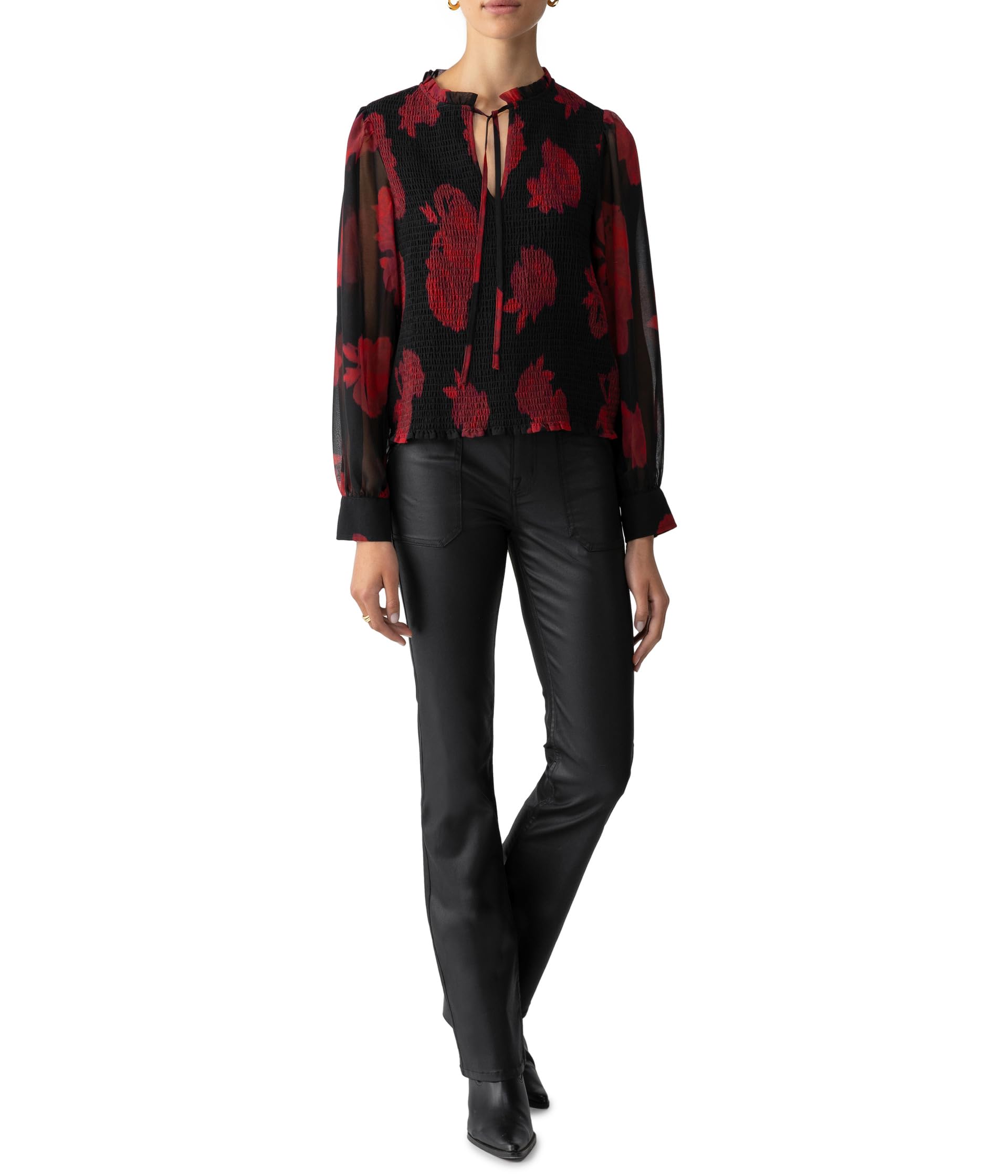 

Блуза Sanctuary Softly Smocked Blouse, цвет Moody Rose