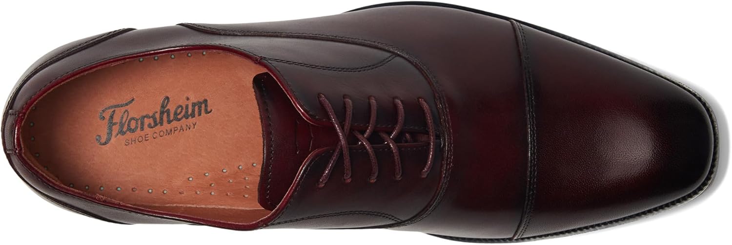 Мужские оксфорды Florsheim Sorrento Lux с закрытым носком, винный — фото 2