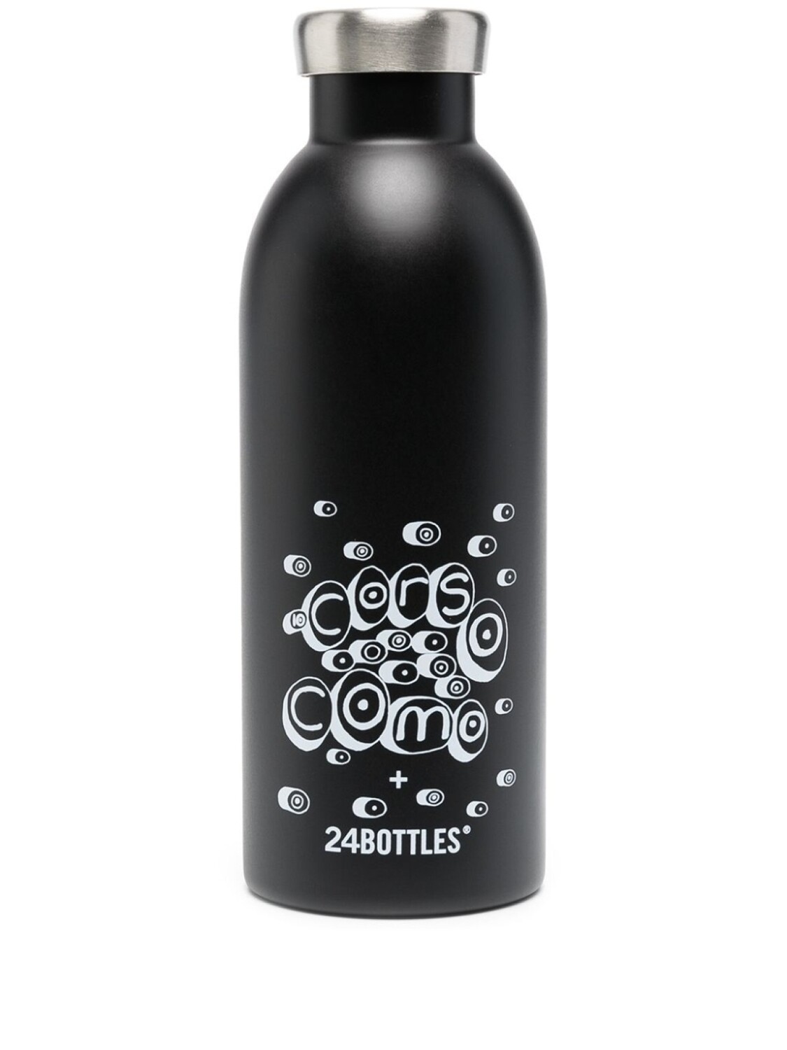 

10 CORSO COMO бутылка для воды с логотипом из коллаборации с 24Bottles, черный
