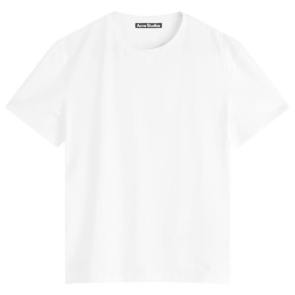 

Футболка с надписью Eram u face Acne Studios, белый