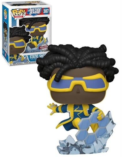 

Funko POP! Герои, коллекционная фигурка, Лига Справедливости, Статический шок, Специальное издание