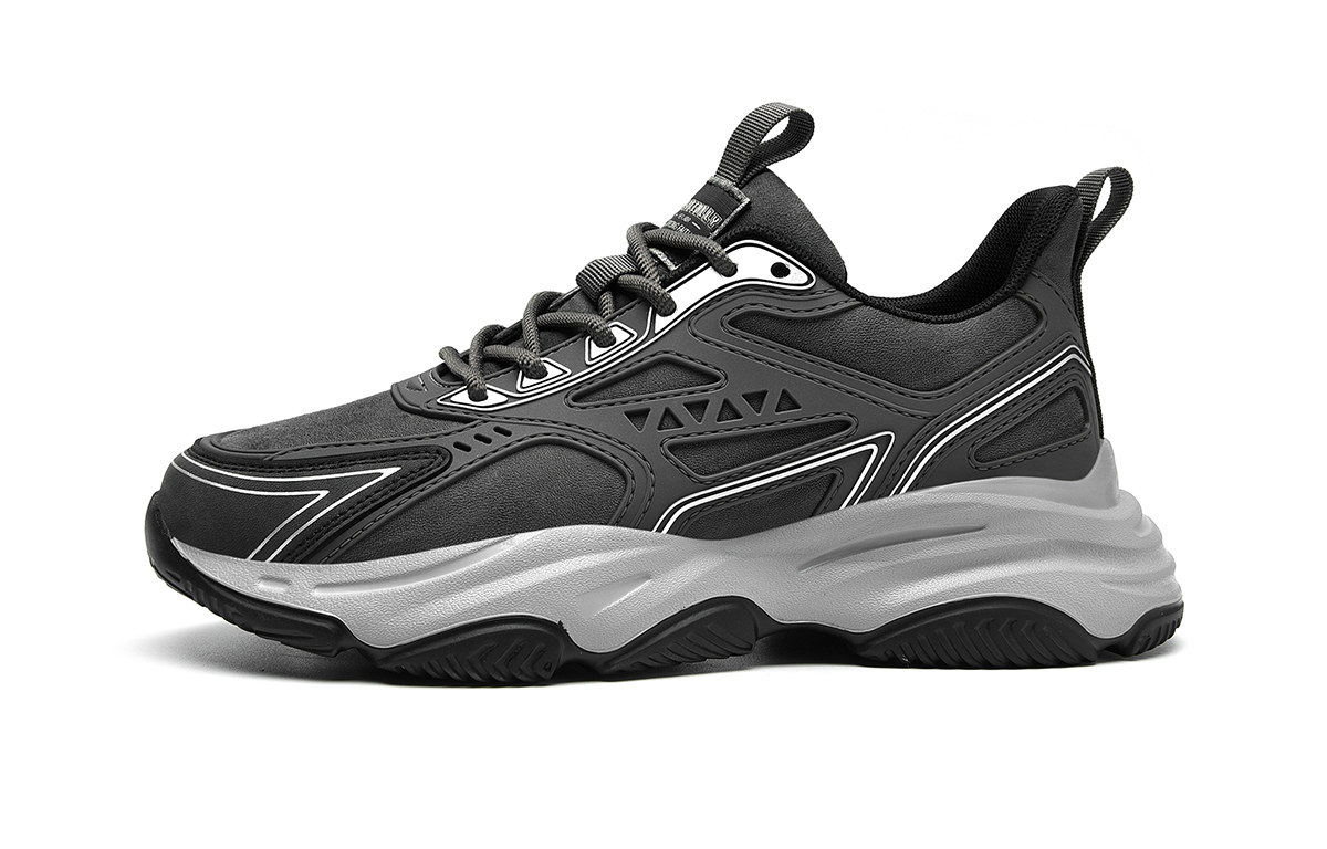 

HLA Мужские повседневные кеды низкие темно-серые, цвет Dark Gray