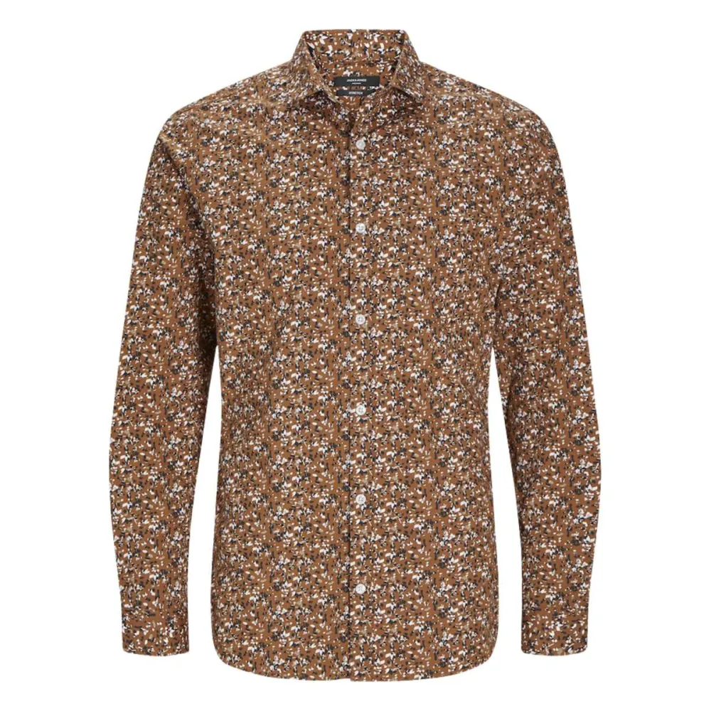 

Рубашка Jack & Jones Ckpool Stretch, коричневый