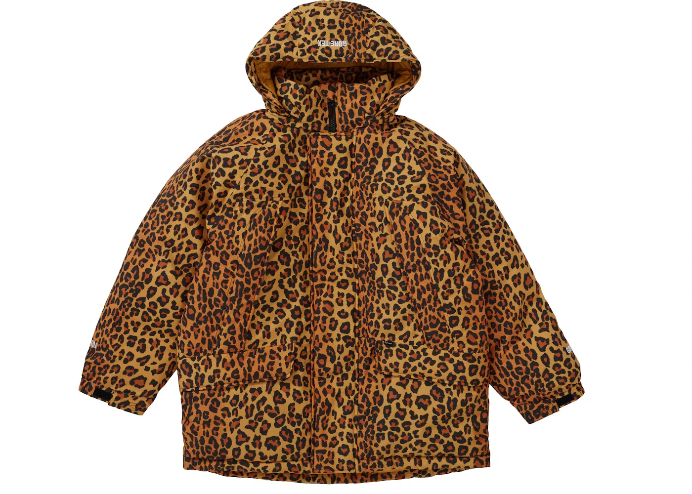 Мужская куртка-парка с длинным рукавом Parka (FW20) Supreme, Leopard — фото 3