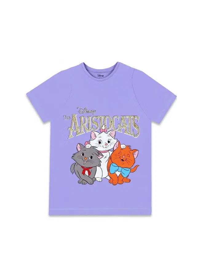 Футболка с принтом Disney Aristocat, фиолетовый — фото 2