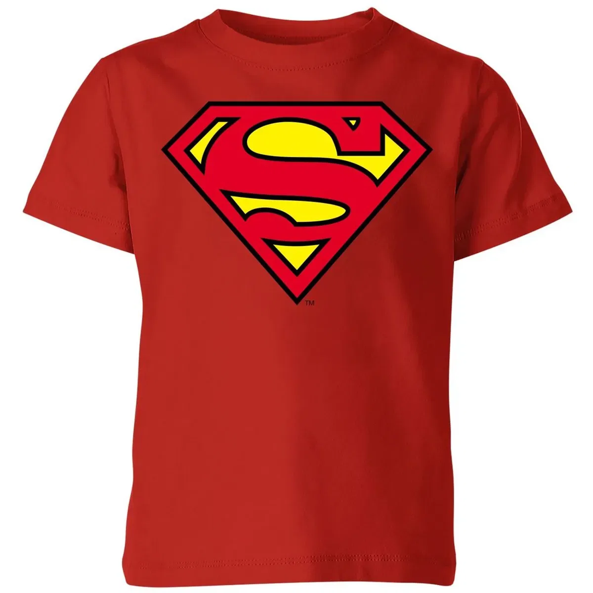 Детская футболка с принтом Superman Shield Zavvi, Red — фото 2