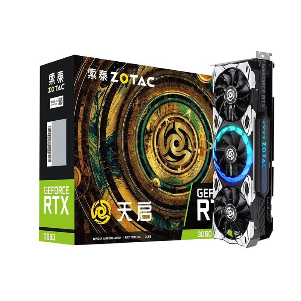 

Видеокарта ZOTAC GeForce RTX 3060 GDDR6 12GB Apocalypse GOC