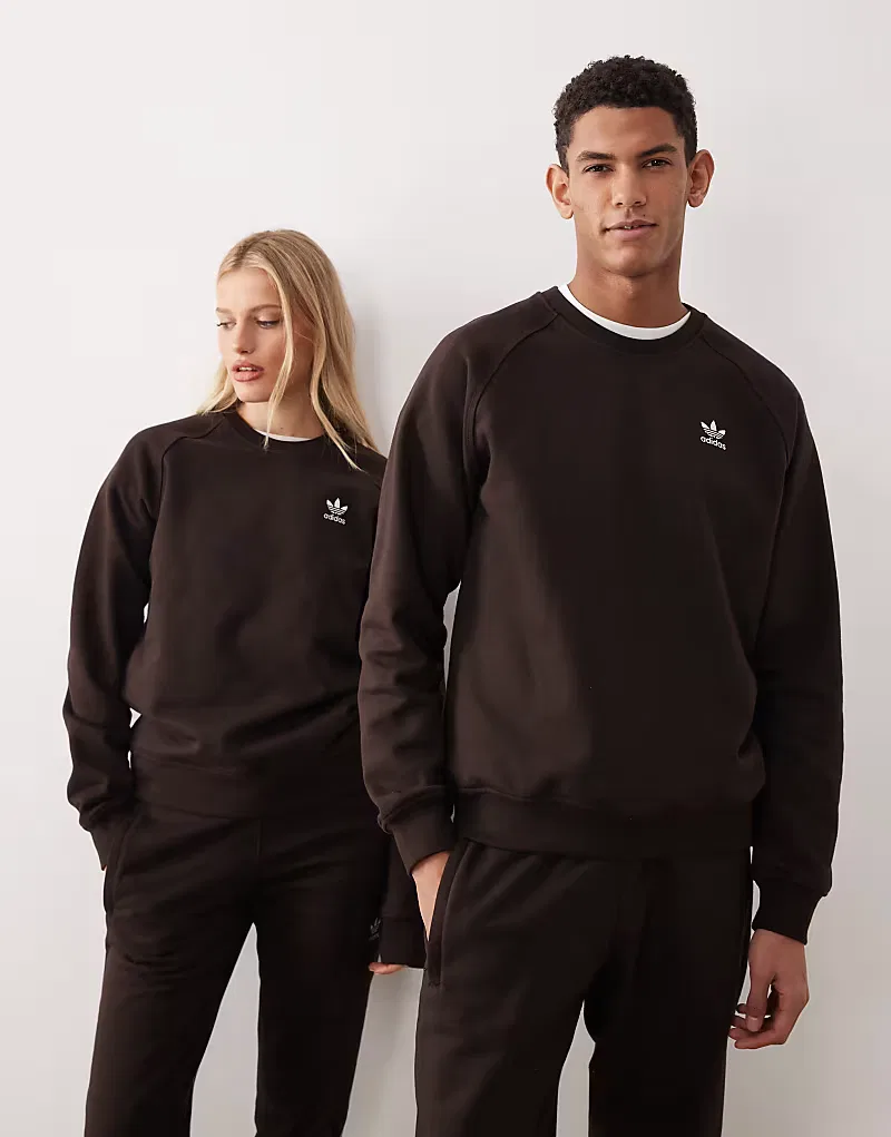 Базовая толстовка Adidas Originals, коричневый