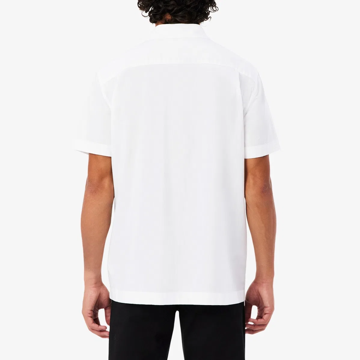 Мужская рубашка с воротником LACOSTE, Черный — фото 4