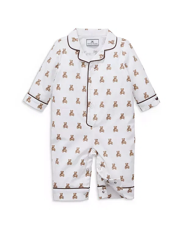 Детский комбинезон с принтом Classic TEDDY Tales Romper Petite Plume, белый