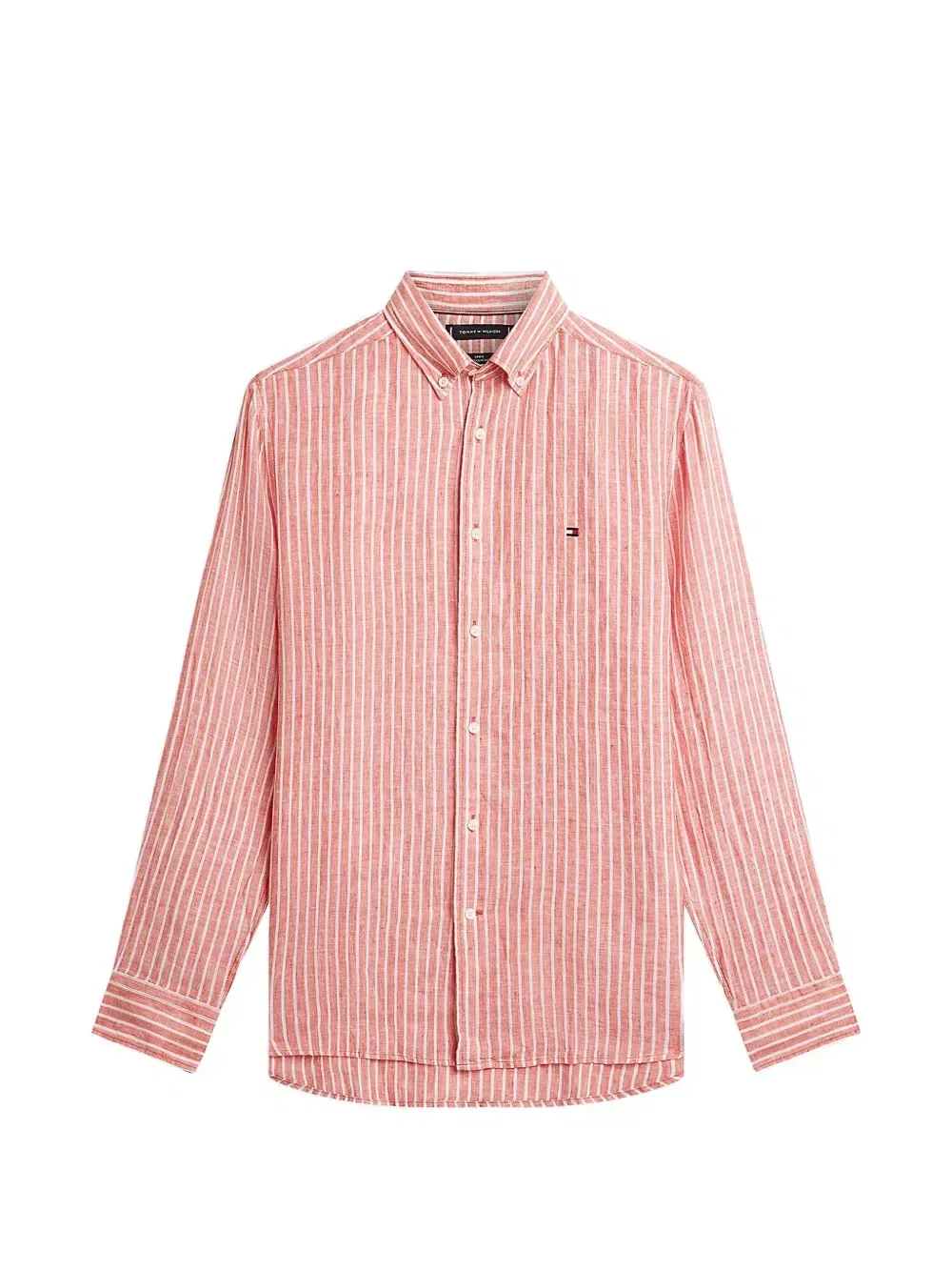 Льняная рубашка Bengal в полоску Tommy Hilfiger, красный