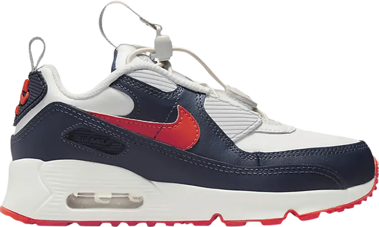 

Кроссовки Nike Air Max 90 Toggle PS 'White Midnight Navy', белый