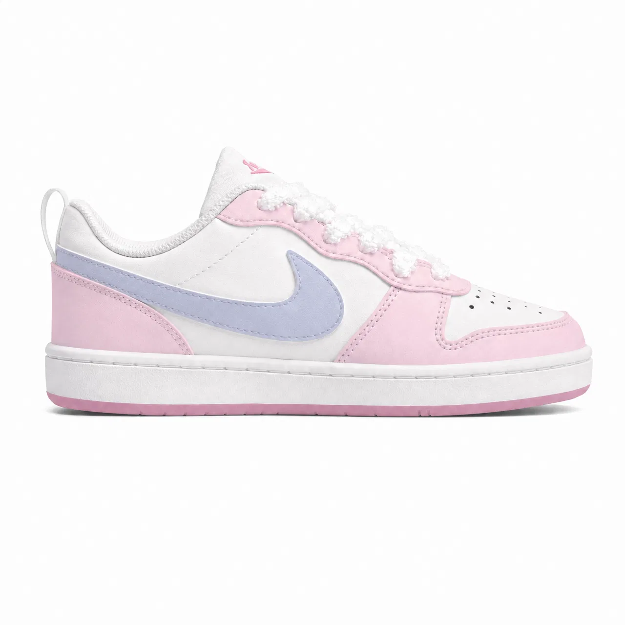 Детские кроссовки для скейтбординга с принтом Court Borough, Nike, Pink Purple — фото 4