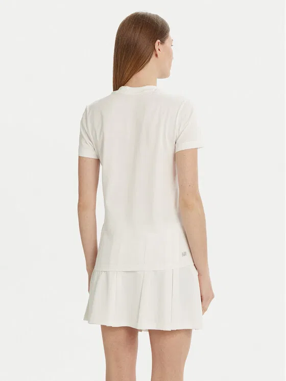 Футболка Lacoste Slim Fit, Белая — фото 3