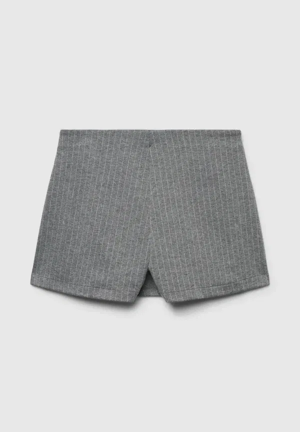 Юбка с бантом, пинстрип, Mini skirt, Terranova, темно-серый — фото 4