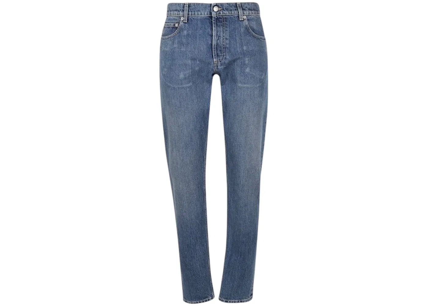 Мужские джинсы прямого кроя Alexander McQueen Jeans, Blue