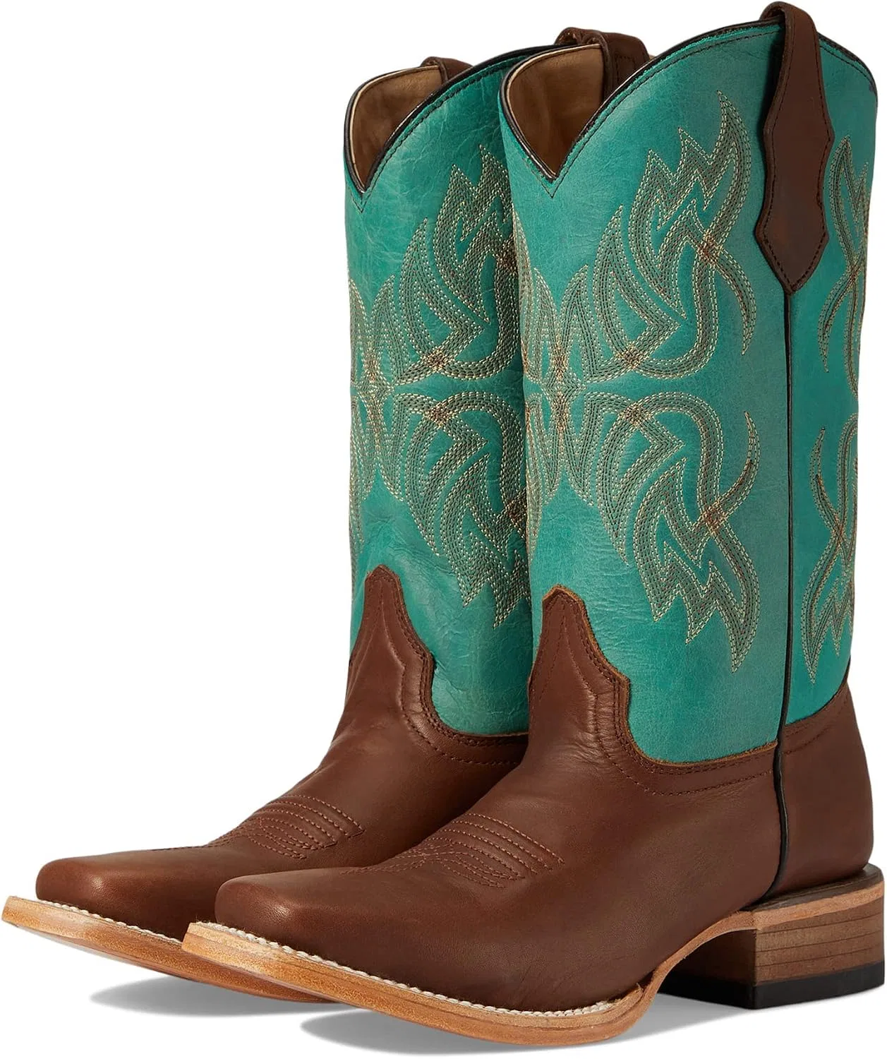Детские ботинки для девочек Corral Boots J7106, Brown/Turquoise