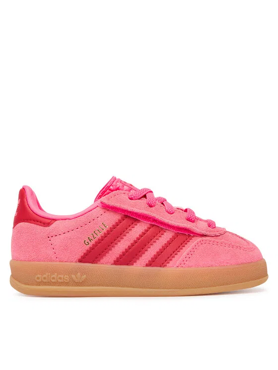Кроссовки Gazelle Indoor Comfort Closure Elastic Adidas, розовый — фото 2