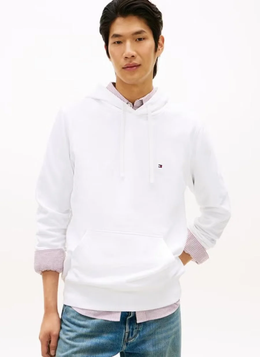 Худи Tommy Hilfiger Flag Embroidery, белый