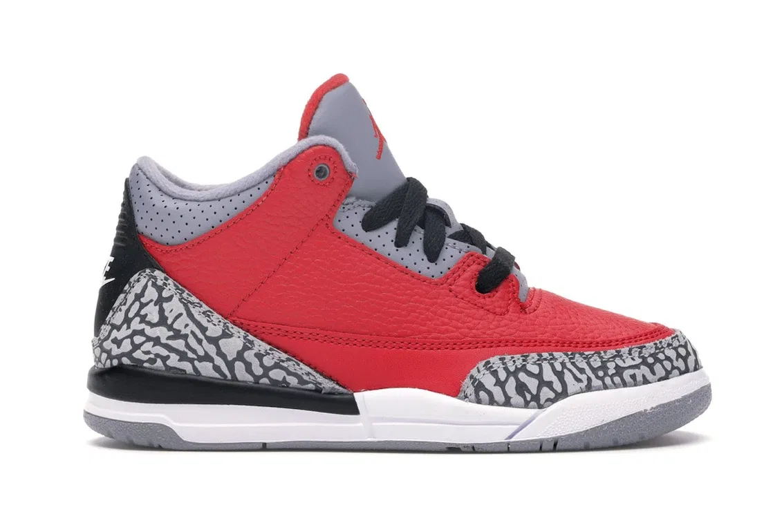 Детские кроссовки Lifestyle с принтом Jordan 3 Retro Jordan