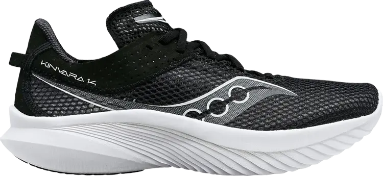 Кроссовки Saucony Wmns Kinvara 14 Wide Black White, черный