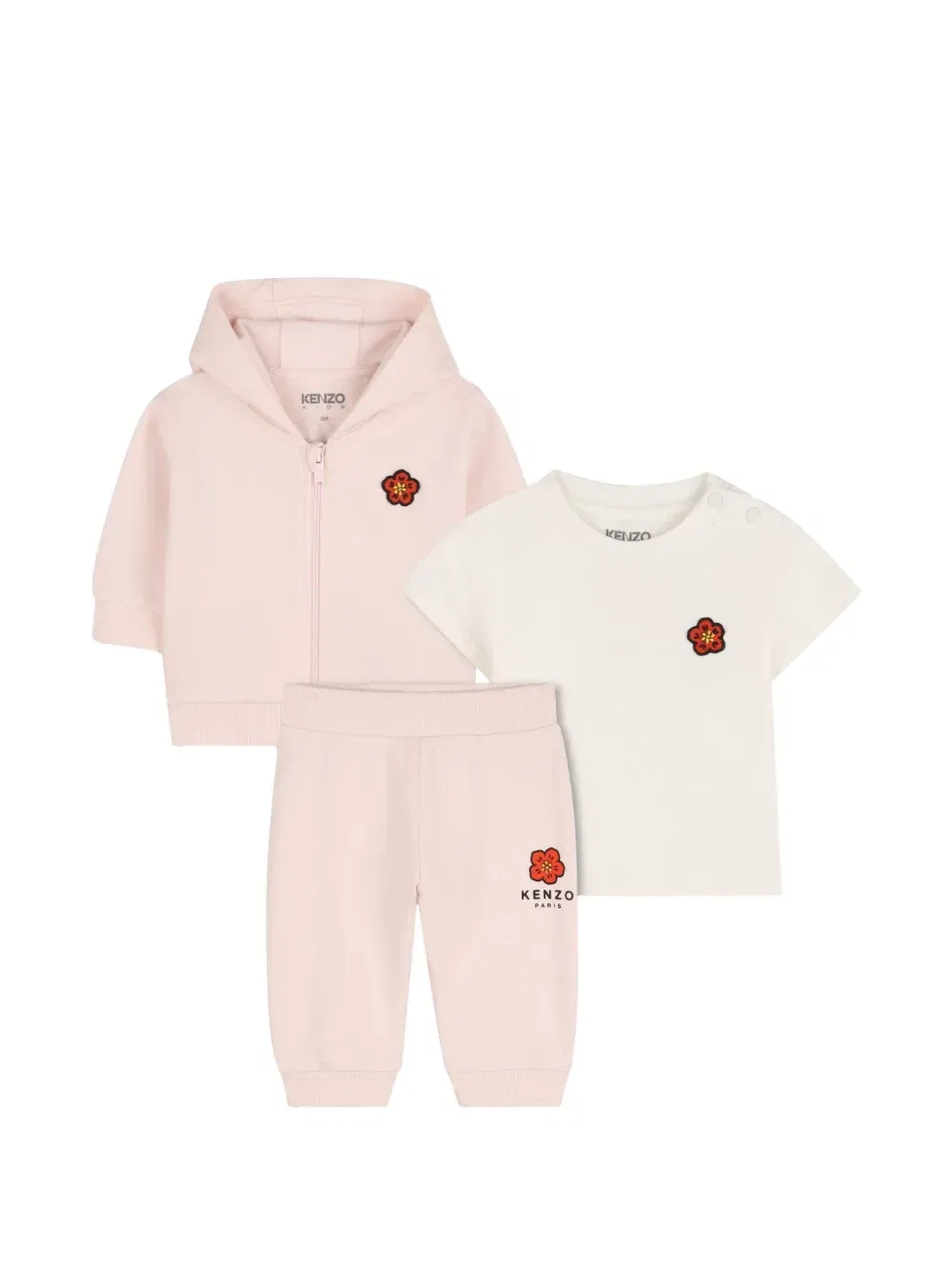 Спортивный костюм Boke Flower Kenzo Kids, розовый