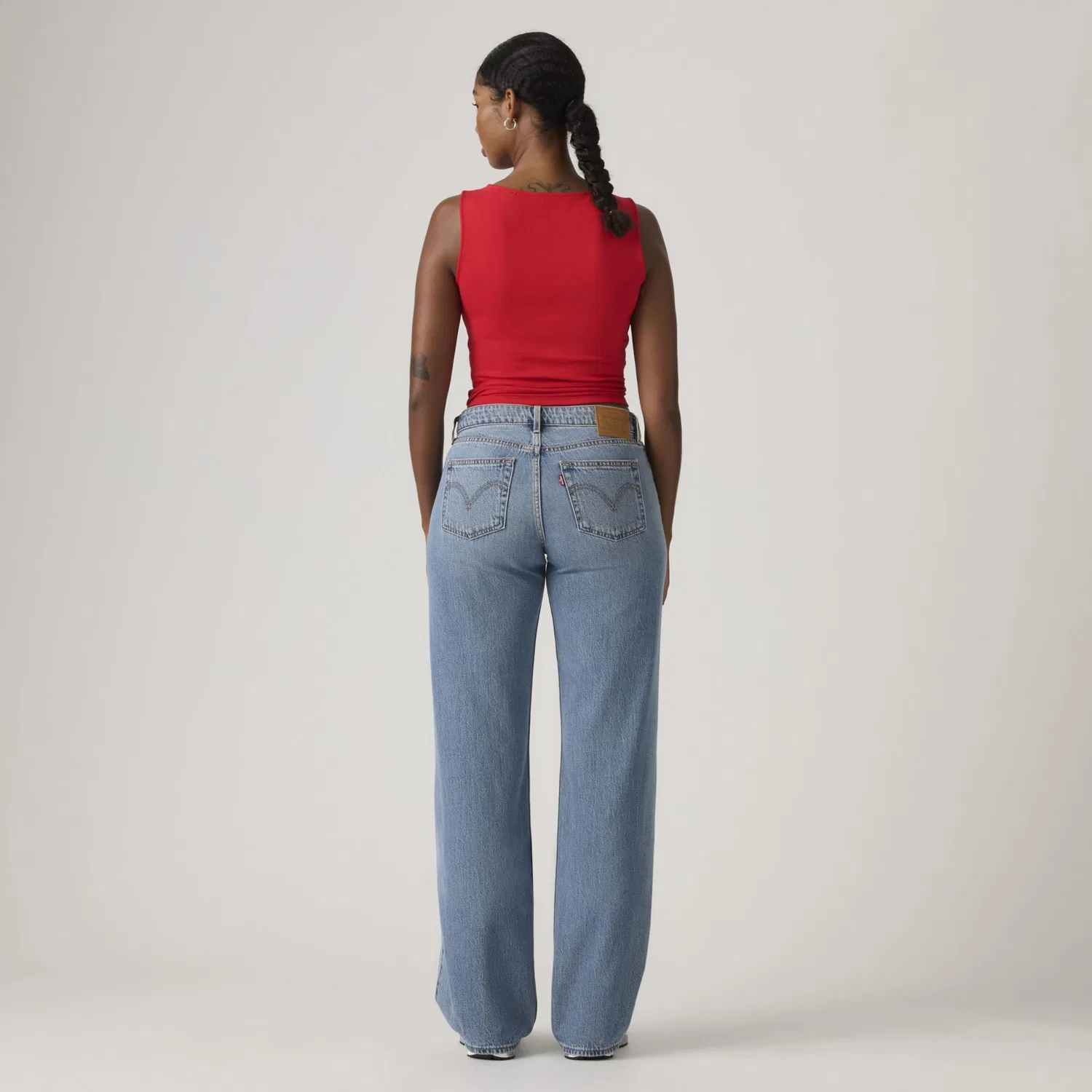 Женские джинсы свободного кроя Low Loose Levi's, High Quality Tencel — фото 3