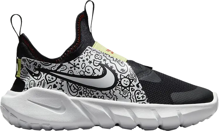 

Кроссовки Nike Flex Runner 2 JP PS 'Doodles', черный