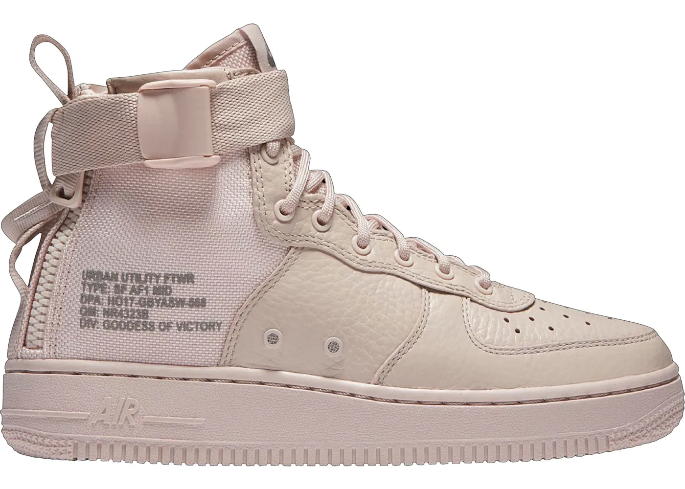 Детские ботинки Nike SF Air Force 1 Mid, Silt Red / Silt Red-Dust
