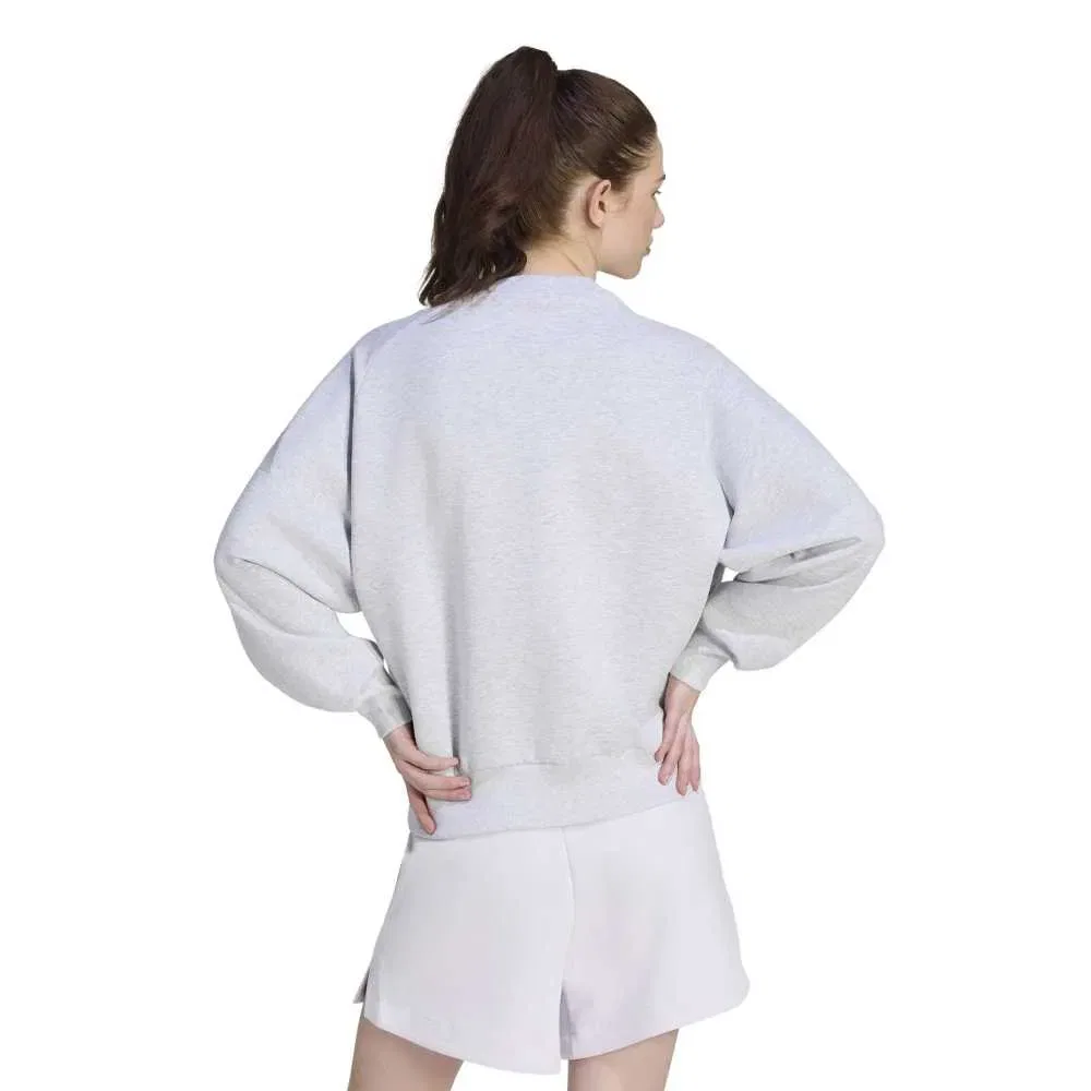 Свитшот свободный Soft Lux Loose Adidas, серый — фото 2