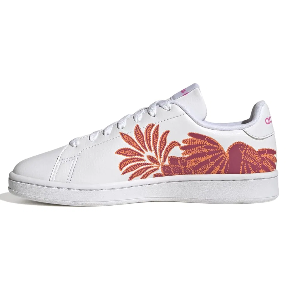 Детские кроссовки для мальчиков с липучкой Tensaur Sport 2.0 Cf I Sneaker Boy's adidas, Ftwr White Screaming Pink Ftwr White — фото 4