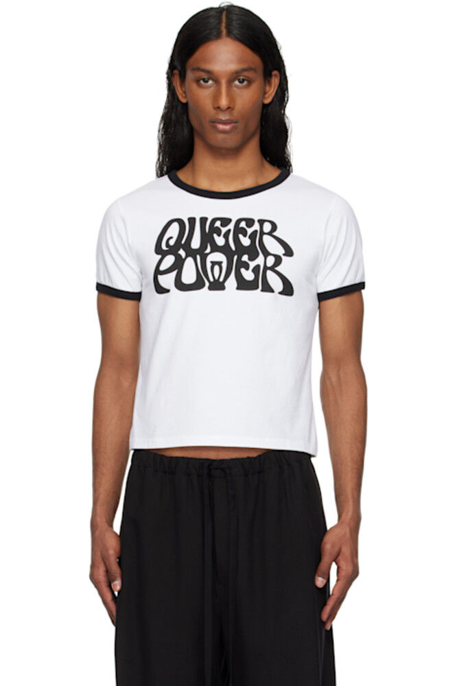 

Белая футболка «Queer Power» Ludovic de Saint Sernin