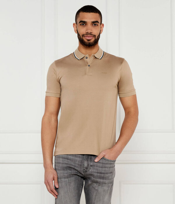 

Рубашка поло Slim fit Boss, желтый